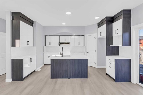 26 Saddlemont Road Ne, Calgary, AB - Indoor Photo Showing Kitchen