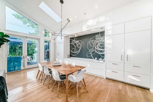 1128 Riverdale Avenue Sw, Calgary, AB - Indoor Photo Showing Dining Room