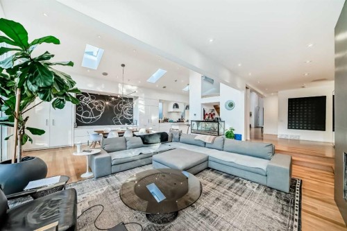 1128 Riverdale Avenue Sw, Calgary, AB - Indoor Photo Showing Living Room