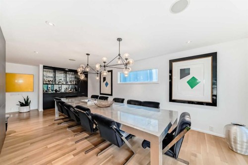 1128 Riverdale Avenue Sw, Calgary, AB - Indoor Photo Showing Dining Room