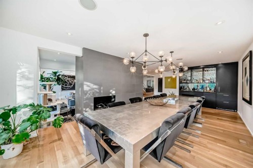 1128 Riverdale Avenue Sw, Calgary, AB - Indoor Photo Showing Dining Room