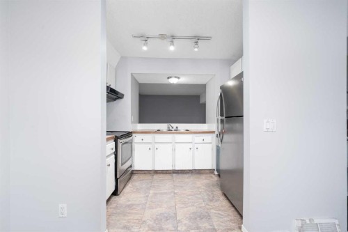 602-919 38 Street Ne, Calgary, AB - Indoor Photo Showing Kitchen With Double Sink
