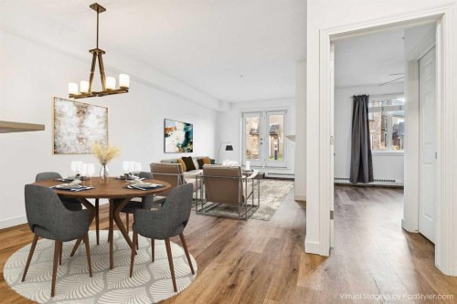 2107-1888 Signature Park Sw, Calgary, AB - Indoor Photo Showing Dining Room