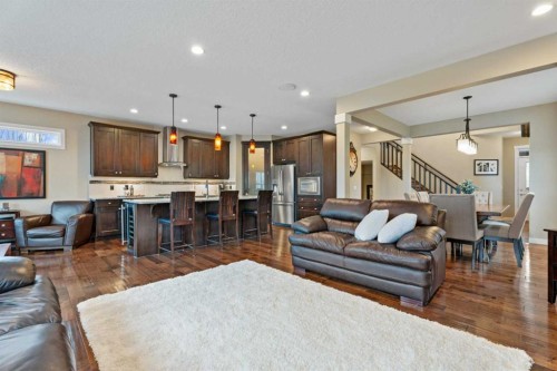 199 Cranarch Landing Se, Calgary, AB - Indoor Photo Showing Living Room