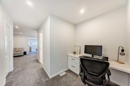 16 Lucas Passage Nw, Calgary, AB - Indoor Photo Showing Office
