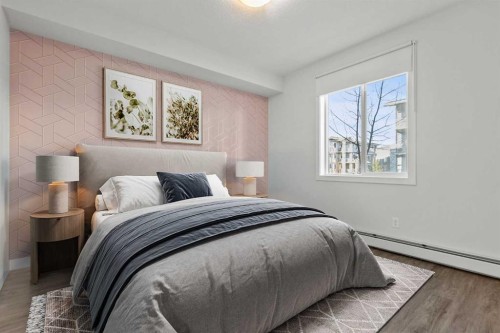 4205-522 Cranford Drive Se, Calgary, AB - Indoor Photo Showing Bedroom