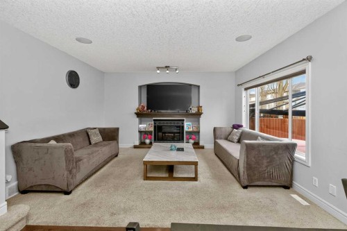 280 Willowmere Way, Chestermere, AB - Indoor Photo Showing Living Room With Fireplace