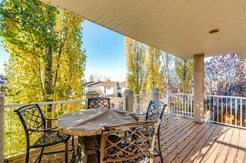 7 Filbert Close, Sylvan Lake, AB - Outdoor With Deck Patio Veranda With Exterior