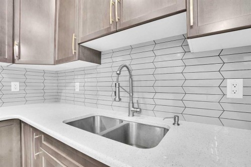 192 Carrington Crescent Nw, Calgary, AB - Indoor Photo Showing Kitchen With Double Sink