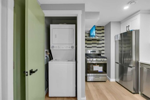 122 Hawkstone Drive Nw, Calgary, AB - Indoor Photo Showing Laundry Room
