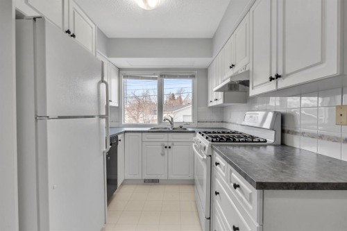 57 & 59 Dalton Bay Nw, Calgary, AB - Indoor Photo Showing Kitchen With Double Sink