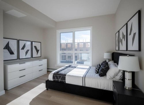 7202-1802 Mahogany Boulevard Se, Calgary, AB - Indoor Photo Showing Bedroom