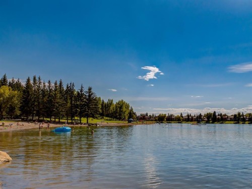 212 Midlawn Close Se, Calgary, AB - Outdoor With Body Of Water With View
