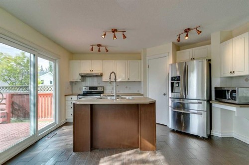 51 Inverness Grove Se, Calgary, AB - Indoor Photo Showing Kitchen With Double Sink