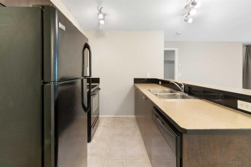 3112-16969 24 Street Sw, Calgary, AB - Indoor Photo Showing Kitchen With Double Sink