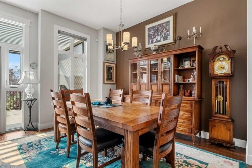 2253 Bayside Road Sw, Airdrie, AB - Indoor Photo Showing Dining Room