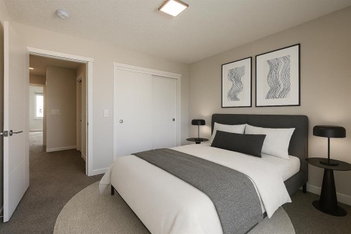 290 Fireside Drive, Cochrane, AB - Indoor Photo Showing Bedroom