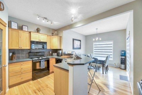 408 Rainbow Falls Way, Chestermere, AB - Indoor Photo Showing Kitchen