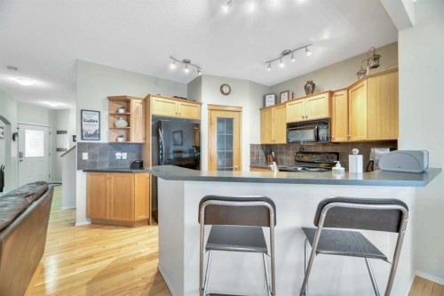 408 Rainbow Falls Way, Chestermere, AB - Indoor Photo Showing Kitchen