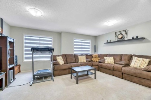 408 Rainbow Falls Way, Chestermere, AB - Indoor Photo Showing Living Room