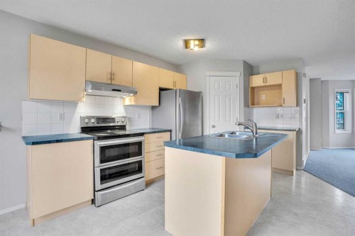 171 Saddlemead Green Ne, Calgary, AB - Indoor Photo Showing Kitchen With Stainless Steel Kitchen With Double Sink