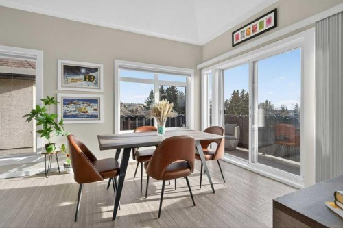 305-141 Mountain Street, Cochrane, AB - Indoor Photo Showing Dining Room