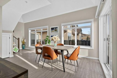 305-141 Mountain Street, Cochrane, AB - Indoor Photo Showing Dining Room