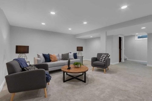 39 Midpark Close Se, Calgary, AB - Indoor Photo Showing Basement