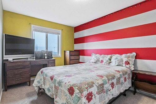 90 Brightoncrest Grove Se, Calgary, AB - Indoor Photo Showing Bedroom