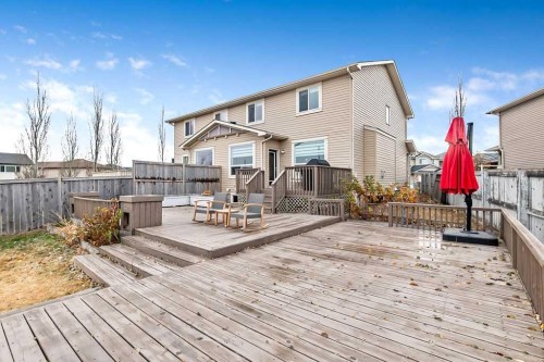 90 Brightoncrest Grove Se, Calgary, AB - Outdoor With Deck Patio Veranda With Exterior