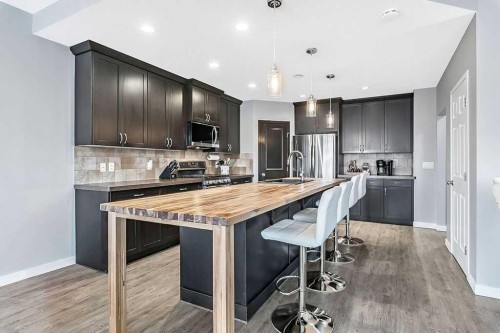 90 Brightoncrest Grove Se, Calgary, AB - Indoor Photo Showing Kitchen With Upgraded Kitchen