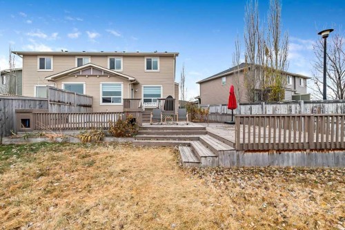 90 Brightoncrest Grove Se, Calgary, AB - Outdoor With Deck Patio Veranda