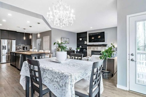 90 Brightoncrest Grove Se, Calgary, AB - Indoor Photo Showing Dining Room