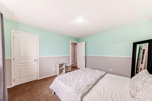 284 Sagewood Landing Sw, Airdrie, AB - Indoor Photo Showing Bedroom