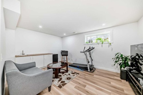 1349 Legacy Circle Se, Calgary, AB - Indoor Photo Showing Gym Room