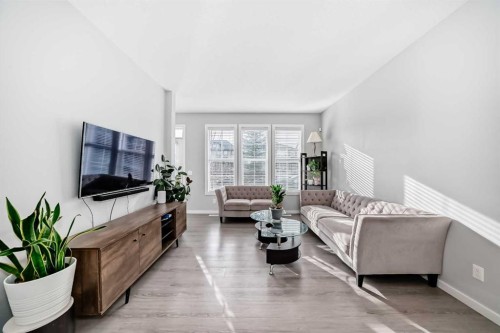1349 Legacy Circle Se, Calgary, AB - Indoor Photo Showing Living Room