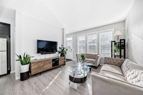 1349 Legacy Circle Se, Calgary, AB - Indoor Photo Showing Living Room