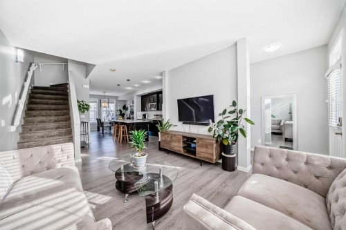 1349 Legacy Circle Se, Calgary, AB - Indoor Photo Showing Living Room