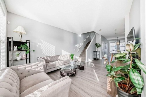 1349 Legacy Circle Se, Calgary, AB - Indoor Photo Showing Living Room