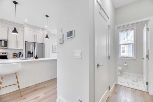 90 Cornerstone Manor, Calgary, AB - Indoor Photo Showing Kitchen With Upgraded Kitchen