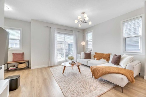 90 Cornerstone Manor, Calgary, AB - Indoor Photo Showing Living Room