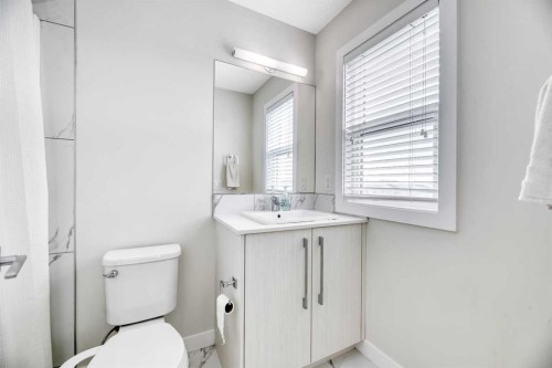 90 Cornerstone Manor, Calgary, AB - Indoor Photo Showing Bathroom