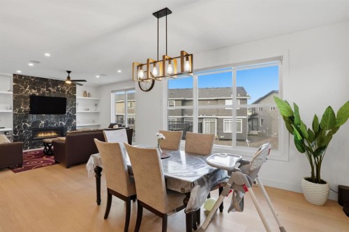 49 Waterford Crescent, Chestermere, AB - Indoor Photo Showing Dining Room