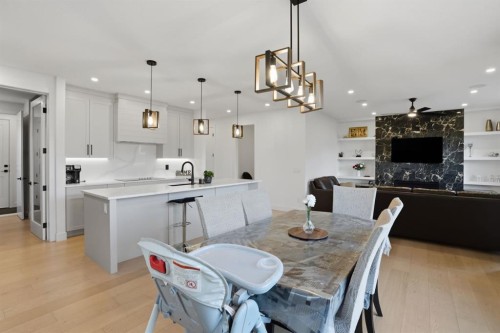49 Waterford Crescent, Chestermere, AB - Indoor Photo Showing Dining Room