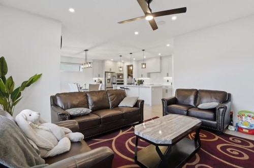49 Waterford Crescent, Chestermere, AB - Indoor Photo Showing Living Room