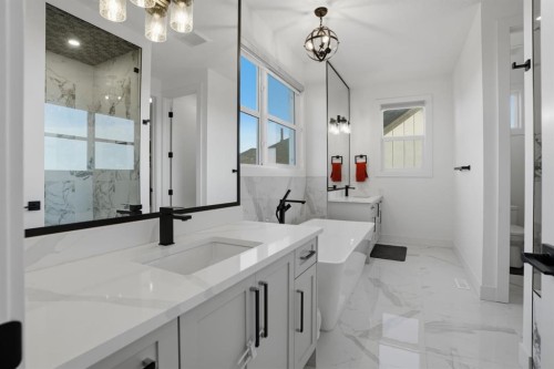 49 Waterford Crescent, Chestermere, AB - Indoor Photo Showing Bathroom