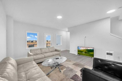 214 Corner Meadows Square, Calgary, AB - Indoor Photo Showing Living Room