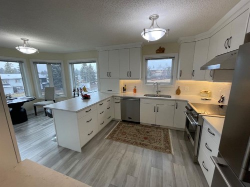 2 Richelieu Court Sw, Calgary, AB - Indoor Photo Showing Kitchen With Double Sink