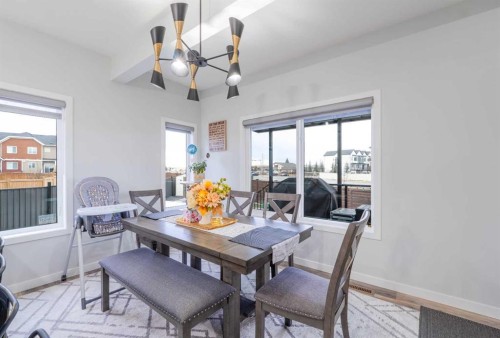 1153 Chinook Gate Bay Sw, Airdrie, AB - Indoor Photo Showing Dining Room