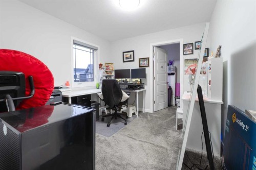 1153 Chinook Gate Bay Sw, Airdrie, AB - Indoor Photo Showing Office